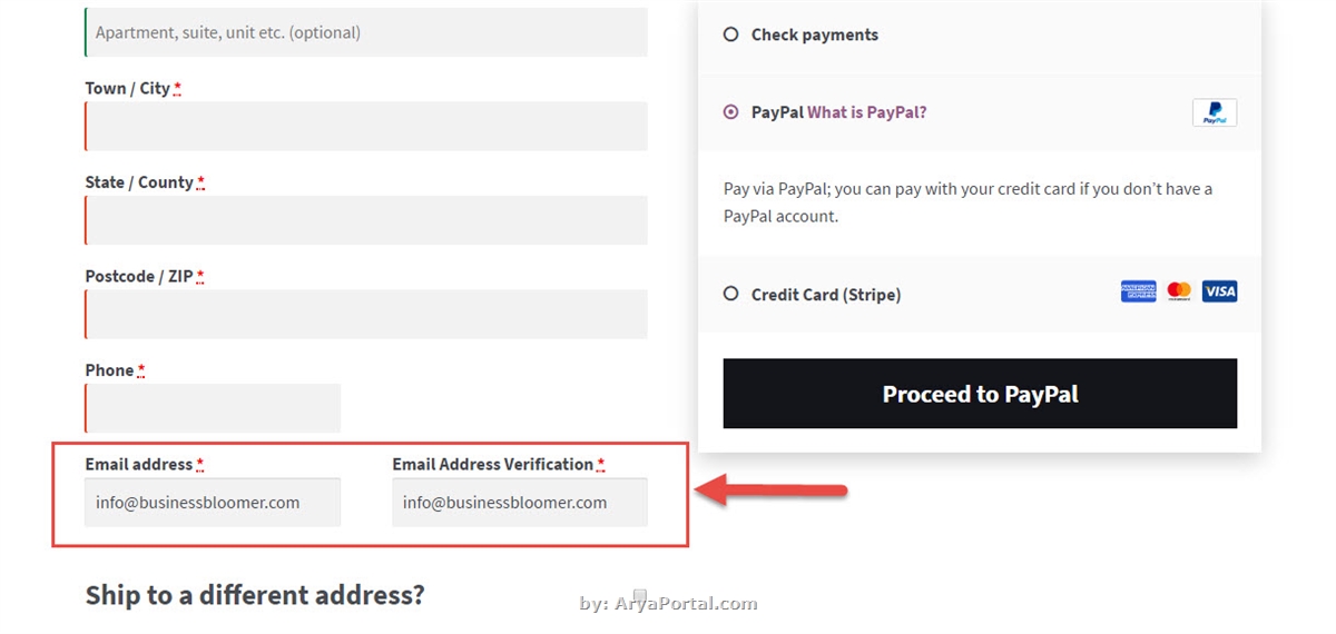 Making the email field optional in WooCommerce
