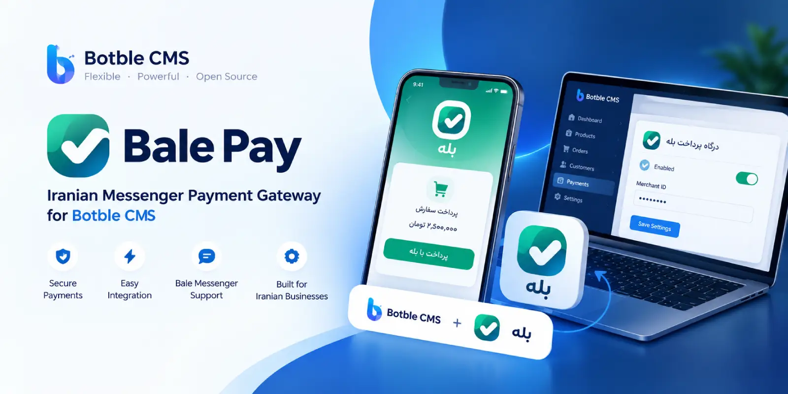 Bale Pay for Botble CMS – Iranian Bale Messenger Payment Gateway